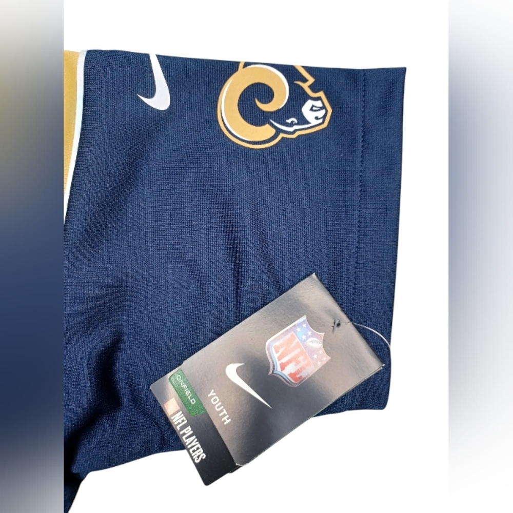 NWT Youth Nike Onfield L.A. Rams BLANK Jersey Sz. Large (14-16) - Picture 3 of 4